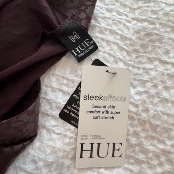 Hue Layering Weightless Hi Rise Brown Leopard Leggings, M NWT - Picture 3 of 4
